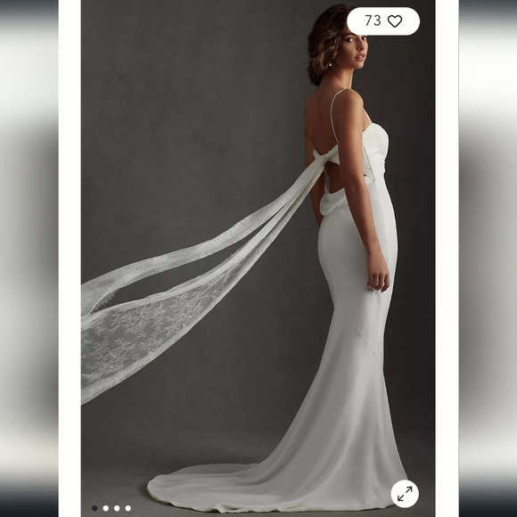 Savannah Miller Emmy sweetheart mermaid wedding gown - Picture 2 of 4